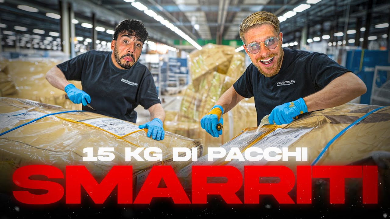 IO E DADDA ABBIAMO COMPRATO 15 KG DI PACCHI SMARRITI - ASSURDO ABBIAMO TROVATO OGGETTI COSTOSISSIMI!