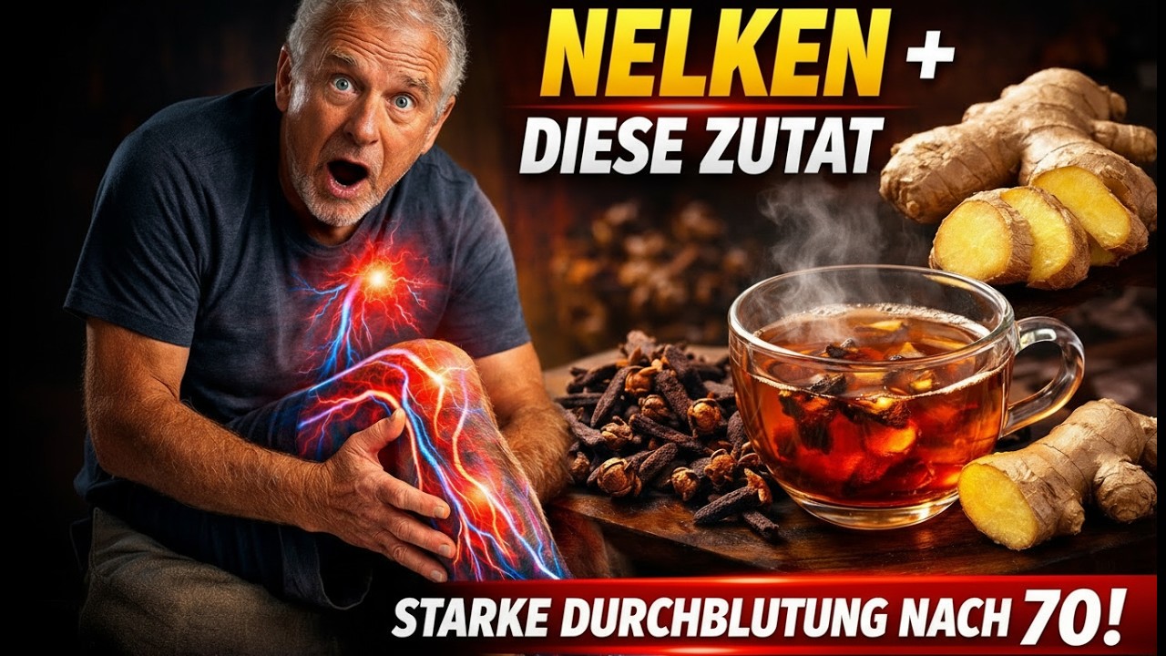 Nelken + Diese Zutat Boostet Die Durchblutung Nach 70 (Männer 50+)