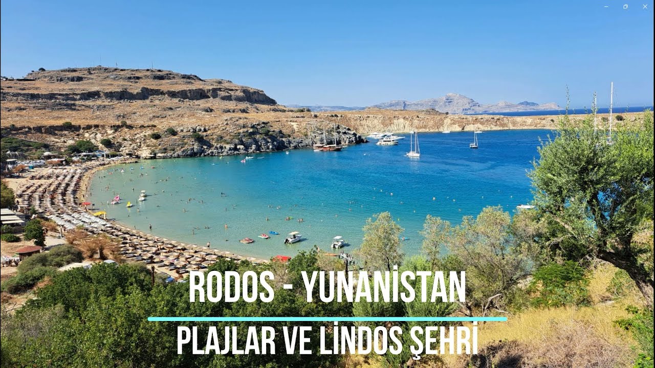Rodos'un Plajları ve Lindos - Yunanistan (Video.129)