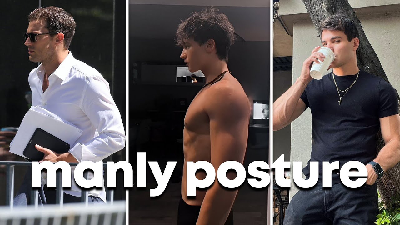 how to fix your body posture as a man step-by-step