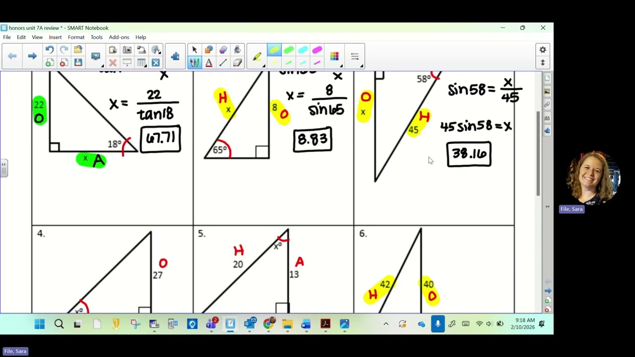 honors geometry - unit 7A review video 1 (#1-14)