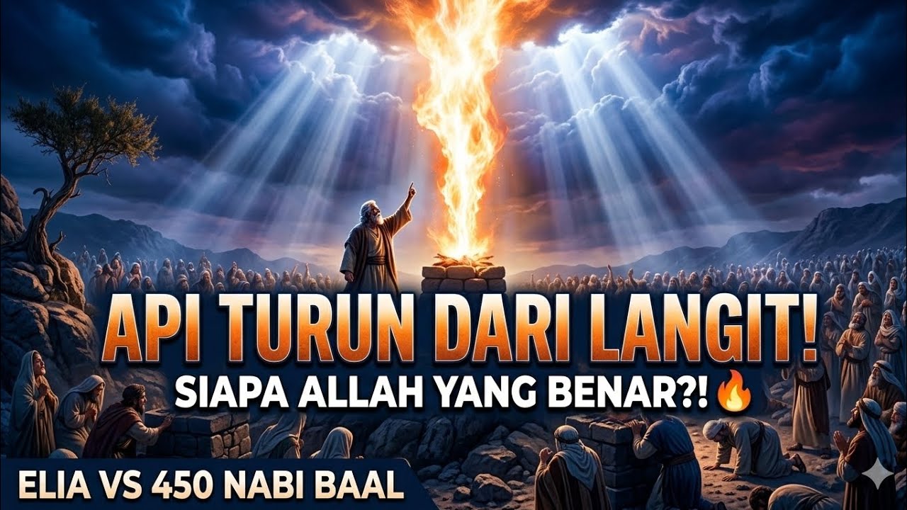 “Satu Nabi Melawan 450: Iman yang Mengubah Sejarah”