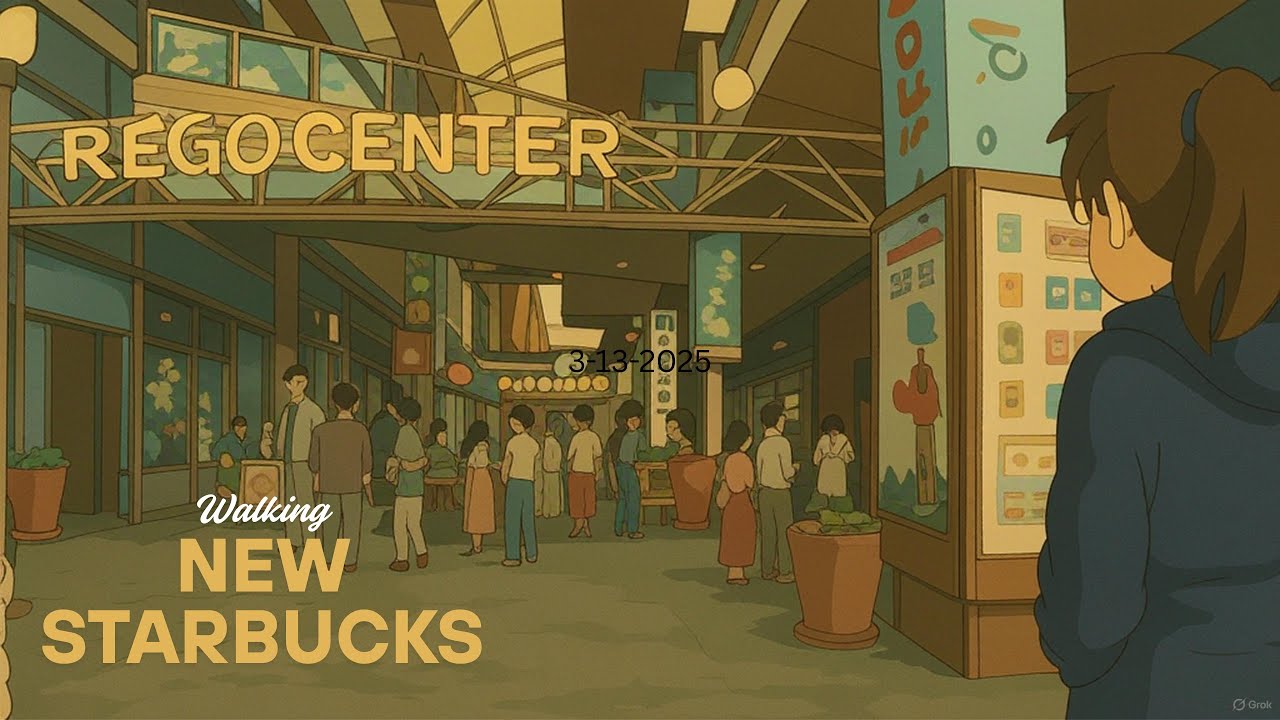 4K Walking Video Queens NYC Rego Center New Starbucks
