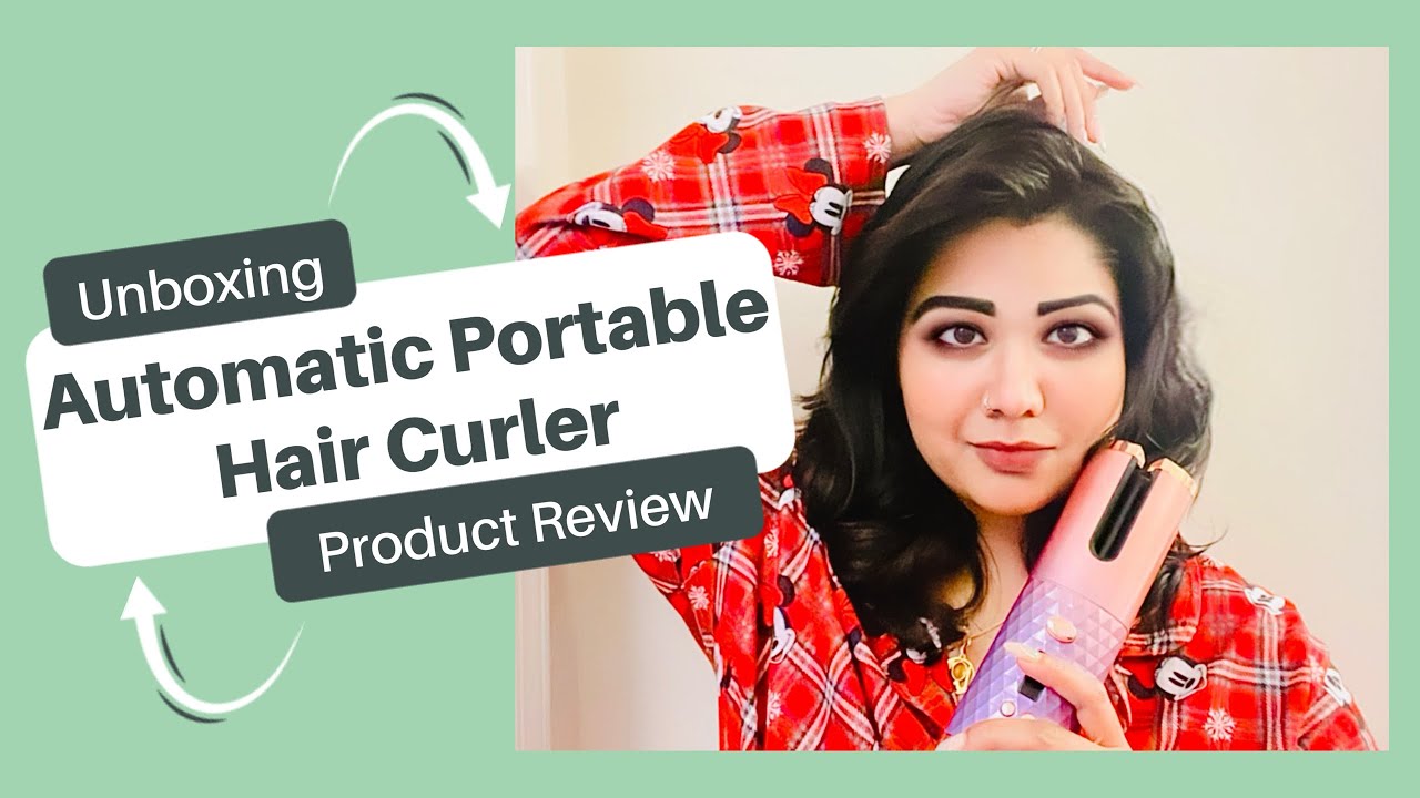 How to use an Automatic Portable Hair Curler | Unboxing Video | Product Review | Hair styling tool |