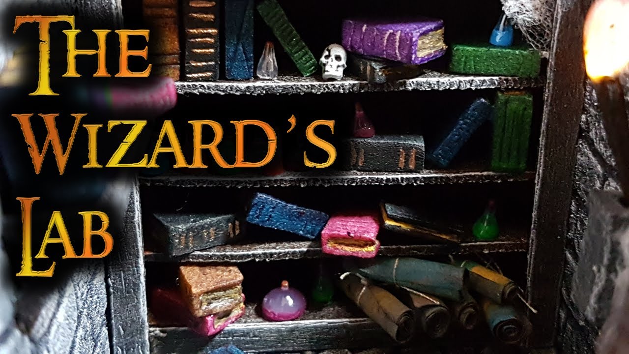 The Wizard's Lab - Diorama fantasy