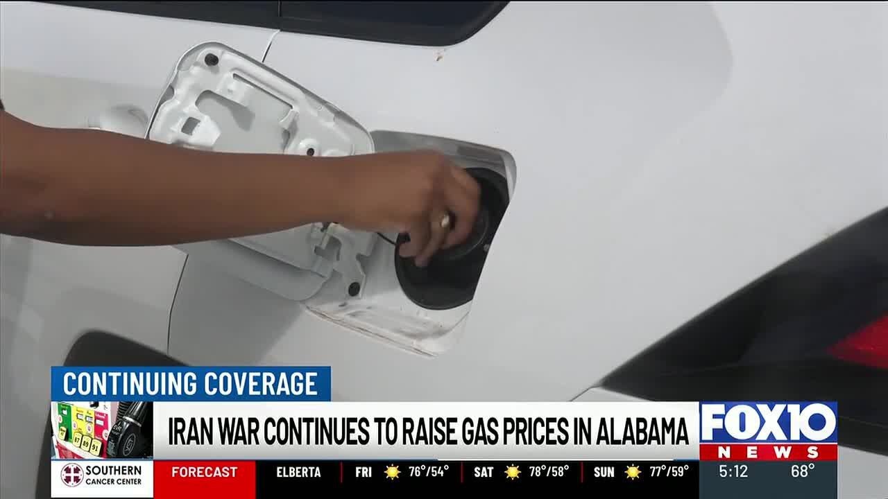 Average Alabama gas prices jump to $3.58 a gallon as local drivers look for ways to cut costs at...