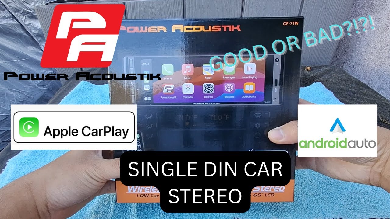 Power Acoustic CP-71W Stereo Install in My 1998 Honda Civic