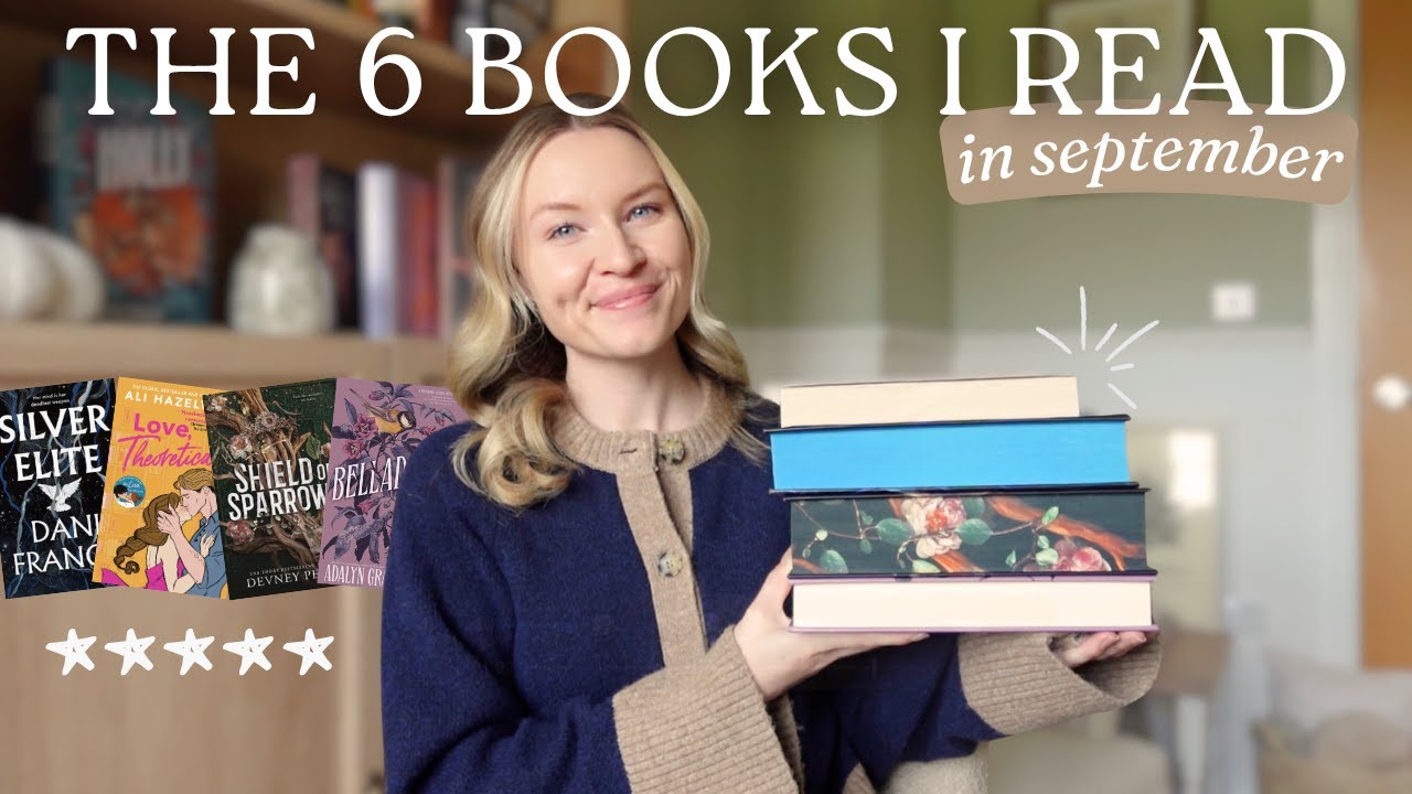 Итоги чтения за сентябрь | 6 прочитанных мной книг с рейтингами 📚