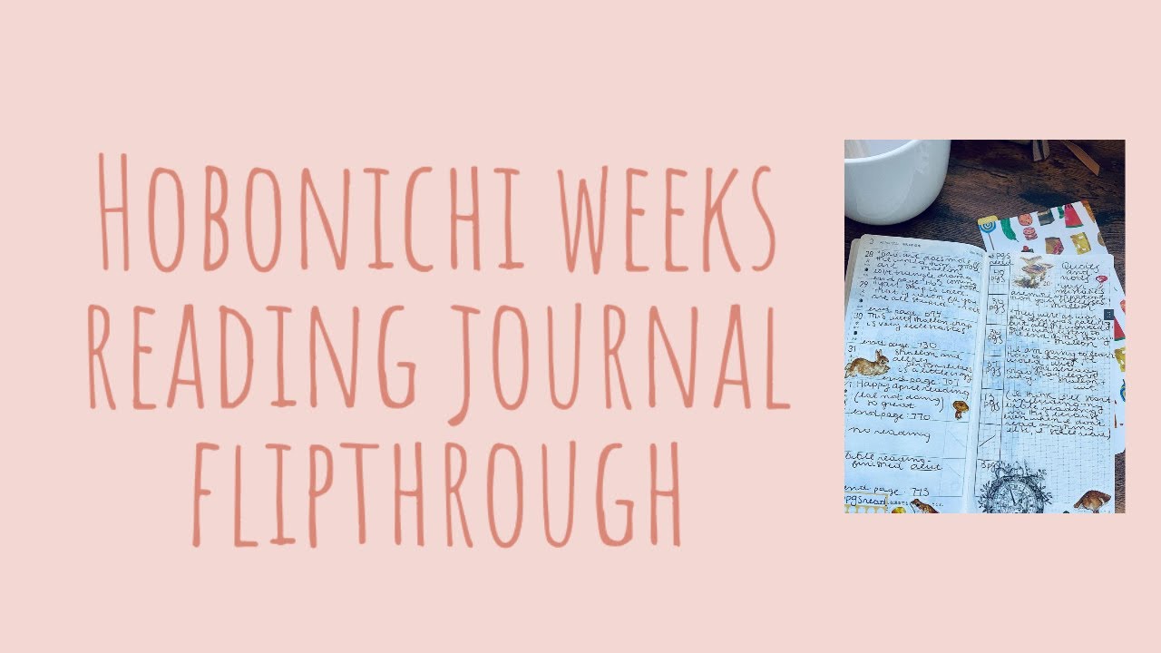 Hobonichi Weeks Reading Journal Flipthrough