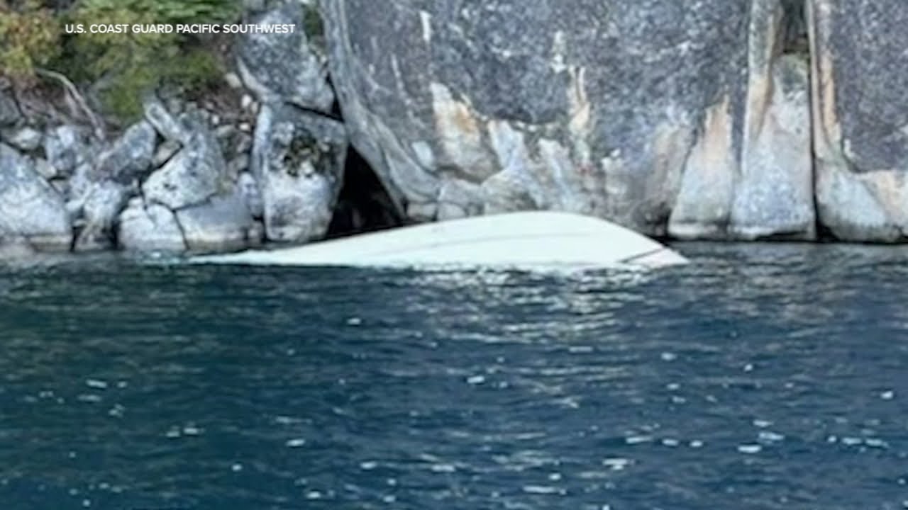 6 dead, 2 missing after boat capsizes on Lake Tahoe during storm