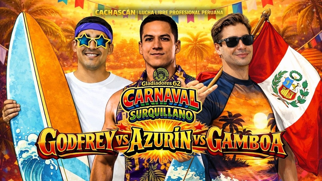 Alex Godfrey vs. Franco Azurín vs. Renzo Gamboa // Toma Fija Gladiadores 62
