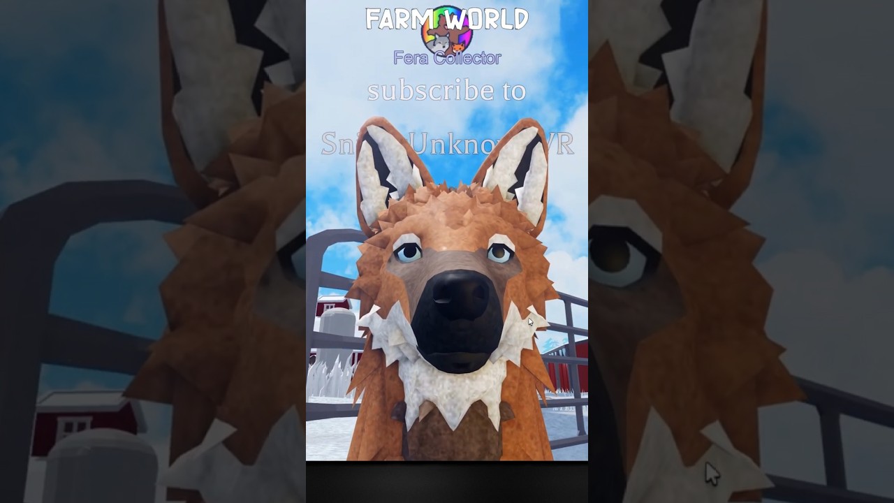 I got the #manedwolf in Roblox #FarmWorld and here's how in under a minute by #astrosfarm