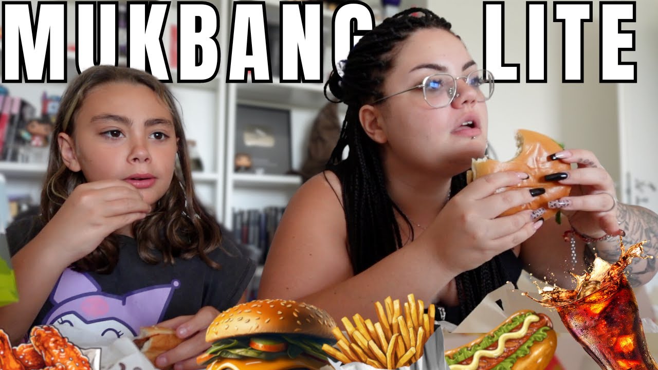 MUKBANG BURGER KING + LITE IN DIRETTA TRA LARA E ZOE / chiara paradisi