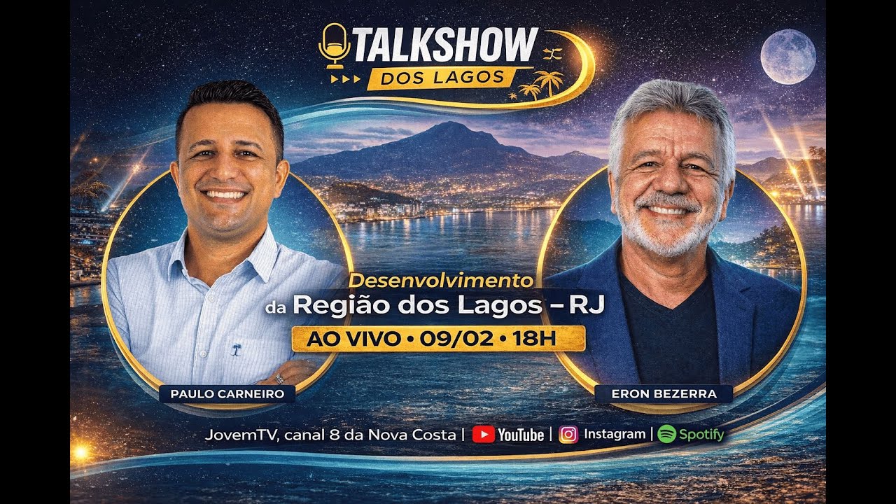Talk Show: Paulo Carneiro Entrevista Eron Bezerra- 09/02/2026