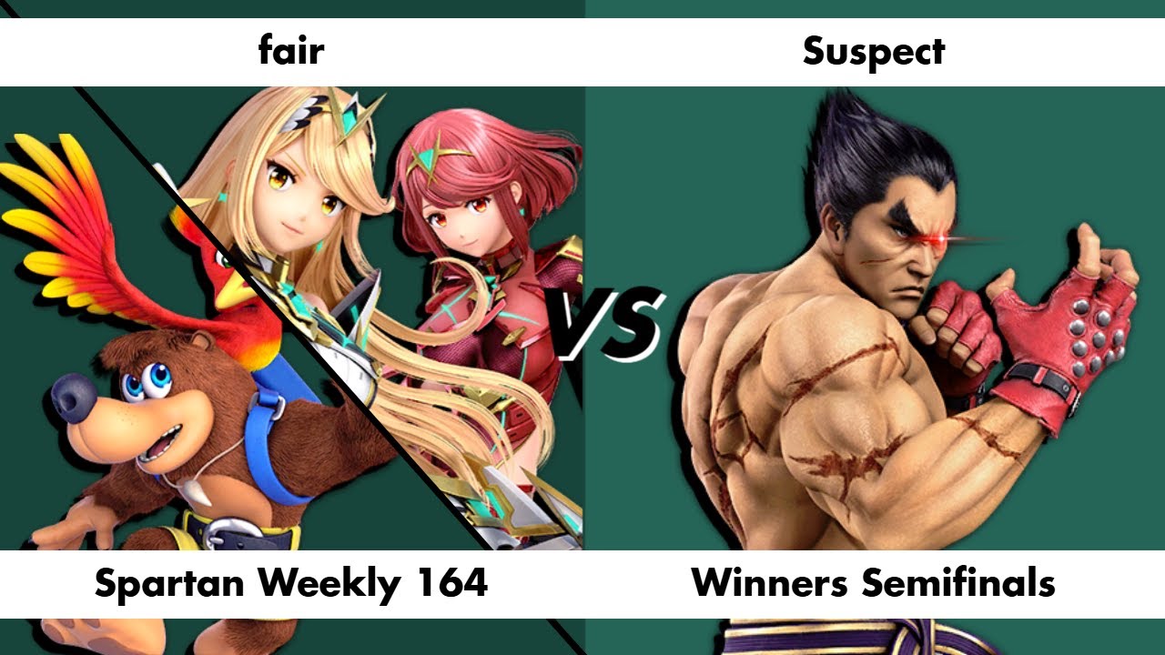 Spartan Weekly 164 - MSU | fair (Pyra & Mythra, Banjo & Kazooie) vs MSU | Suspect (Kazuya) - WSF