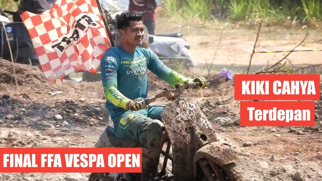 KIKI CAHYA ANDIKA Rajai FFA VESPA OPEN | KSF6 | Scooter Fun Cross Kediri