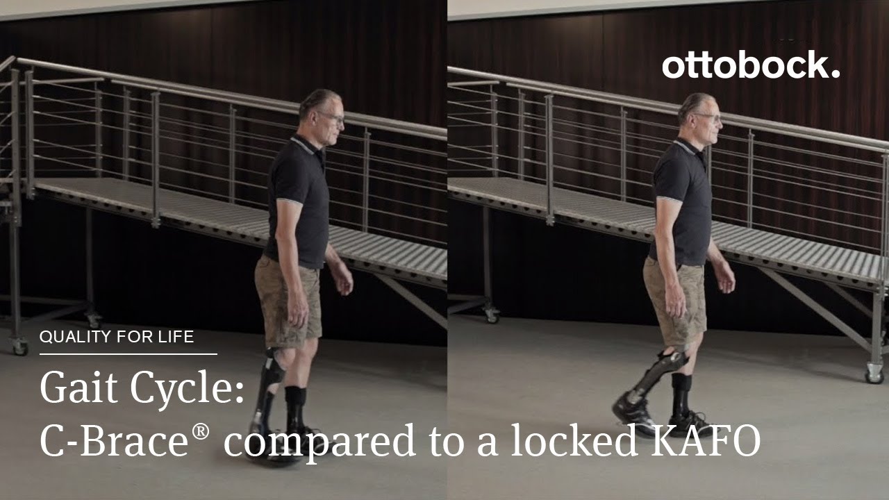 Gait Cycle: C-Brace® compared to a locked KAFO | Ottobock