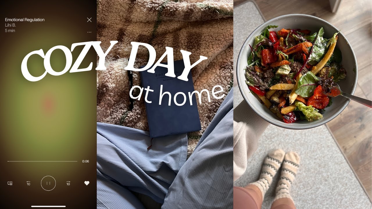 a regular day in my life 🌀 morning routine, work & cozy hobbies