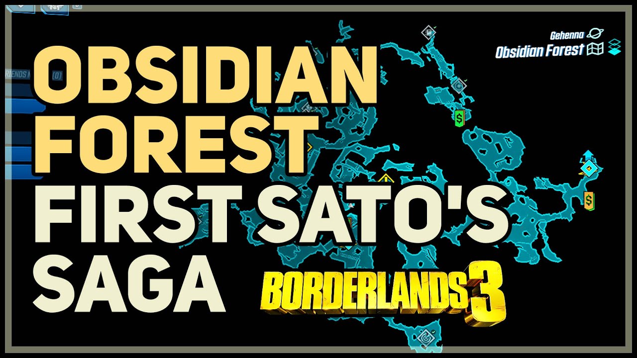 First Sato's Saga Journal Obsidian Forest Borderlands 3