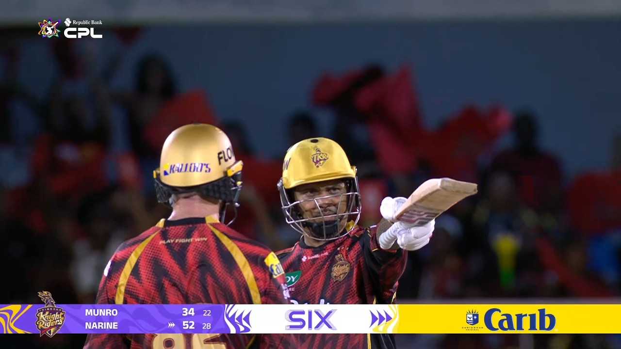 Narine Goes Beast Mode and Brings 50 Up in Style! | CPL 2026