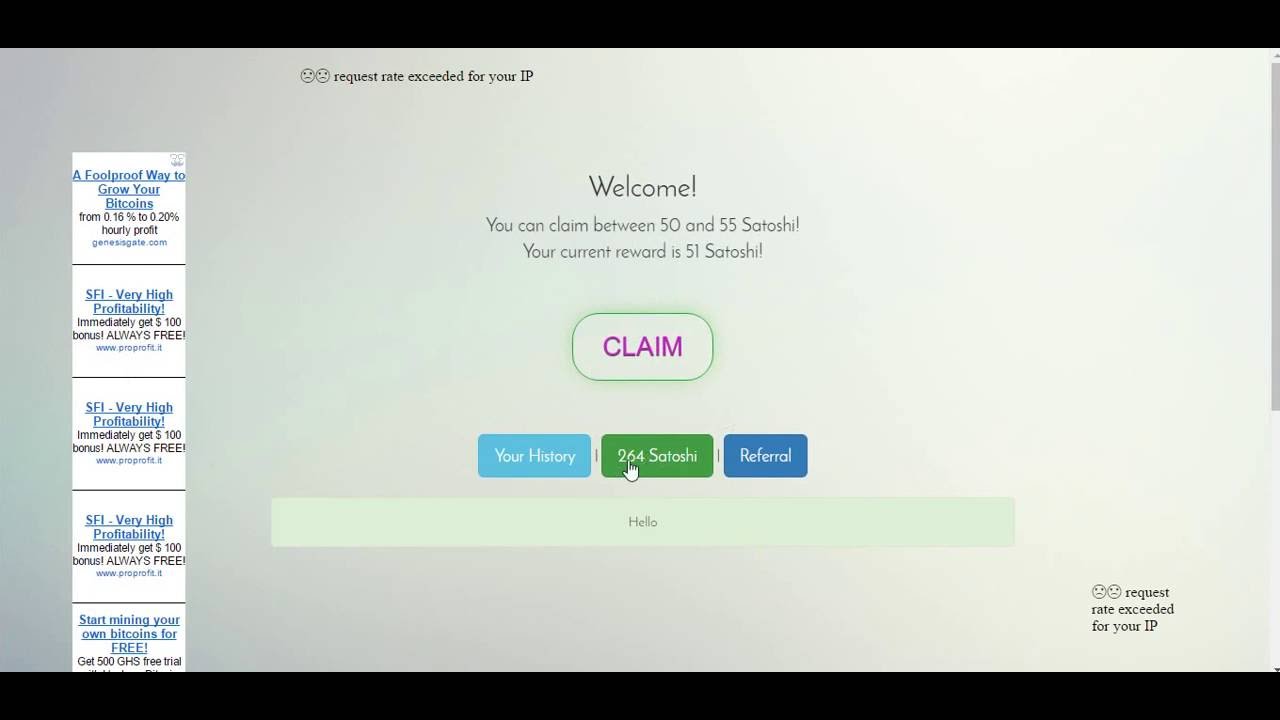 Best Bitcoin Faucet - #13 - Freebies