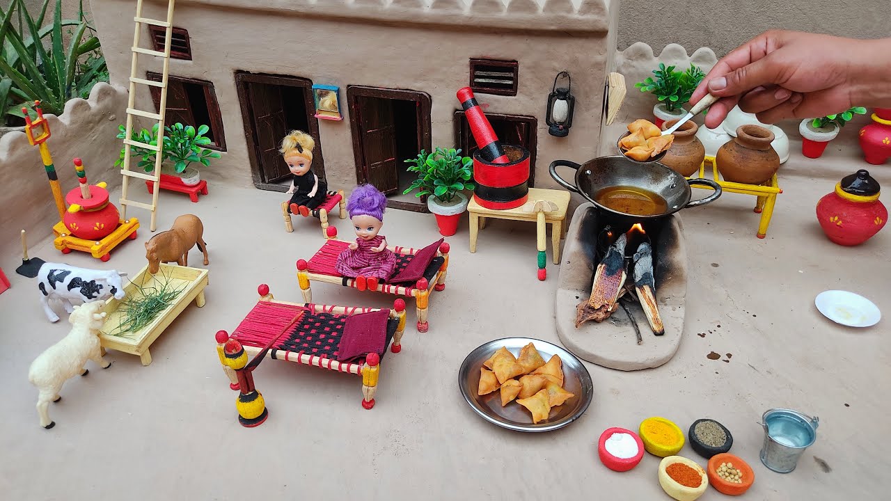 Mini Chicken Samosa Recipe | Tiny Chicken Samosa | Perfect Samosa Recipe | Pak Miniature village