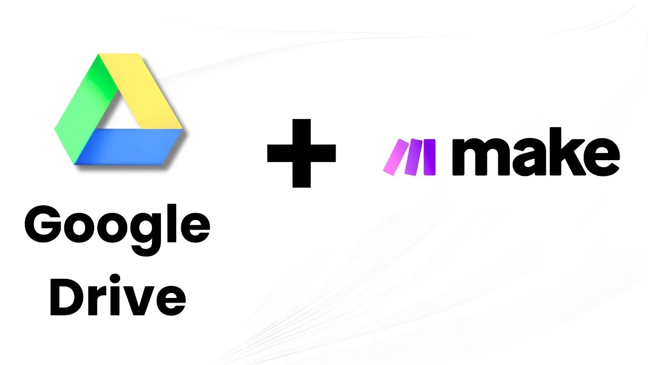 How to easily connect google drive to make com ai automation
