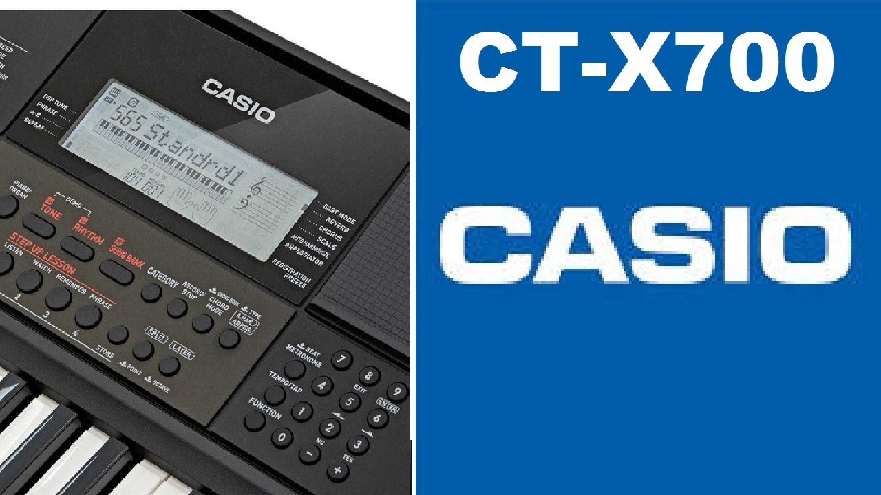 EXCELENTE TECLADO PARA INICIANTES - CASIO CT X700