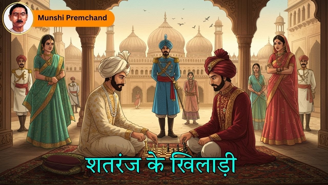 Shatranj Ke Khiladi-Munshi Premchand | Animated Moral story in Hindi | Social Message story