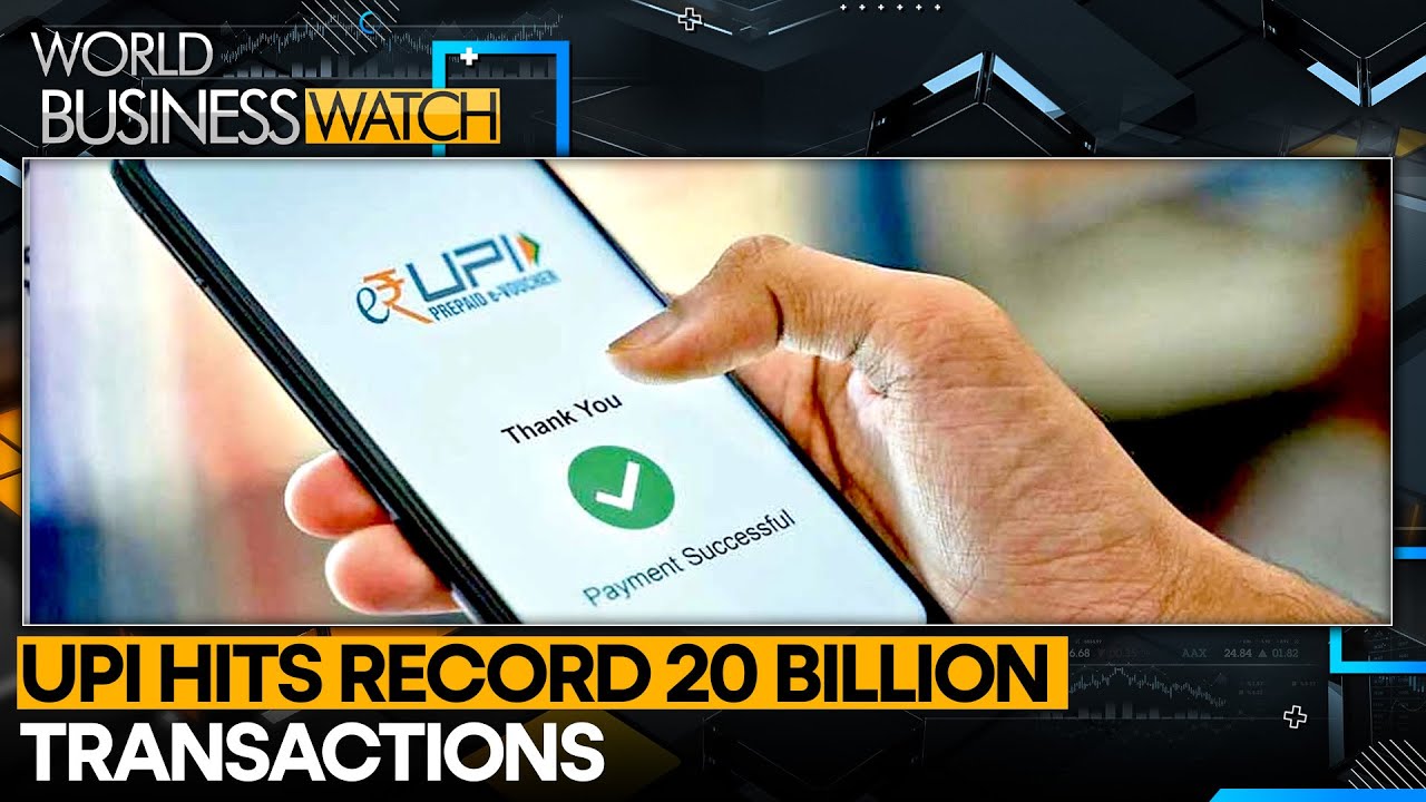 UPI Transaction Volume Hits a Record High | WION Business Watch
