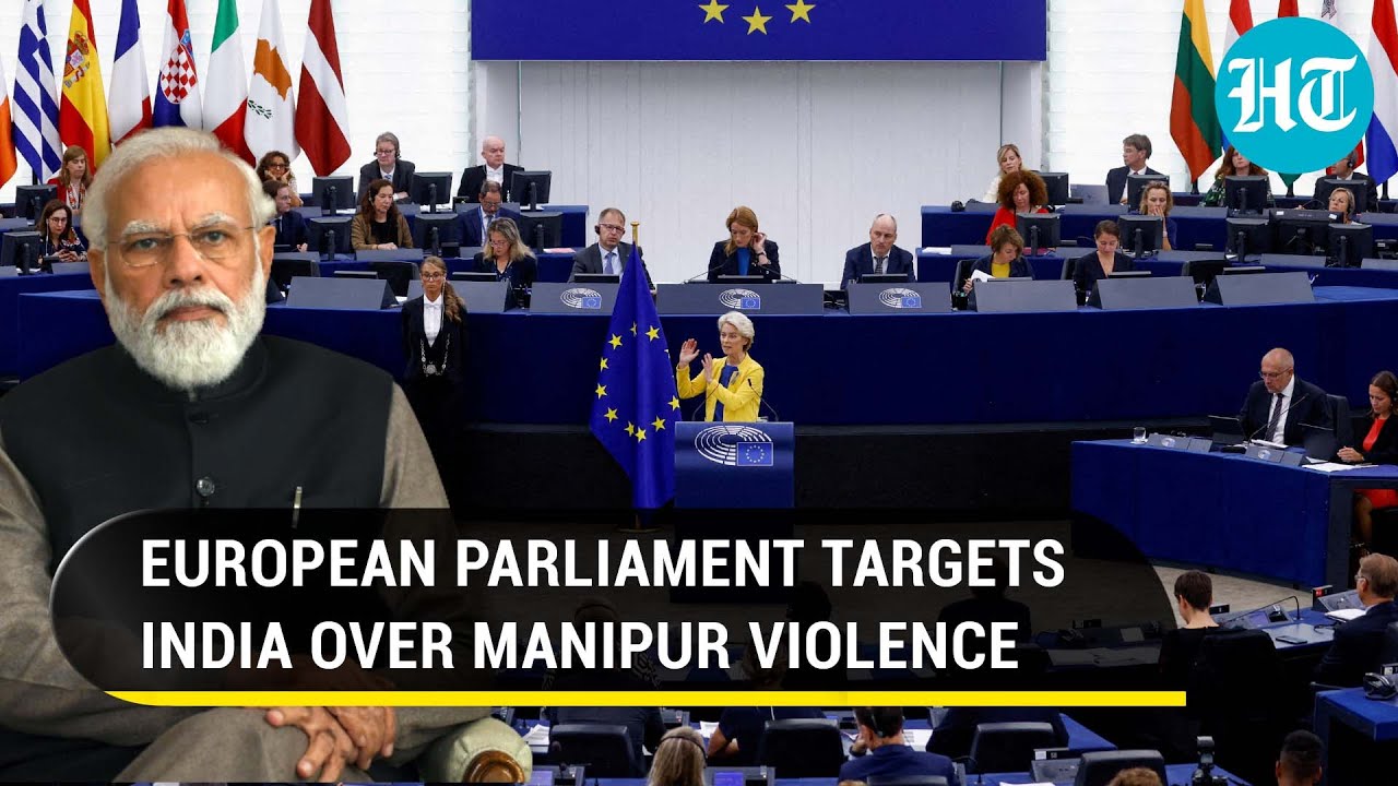 European Parliament Targets India As France Hosts PM Modi; Resolution On Manipur Slams New Delhi