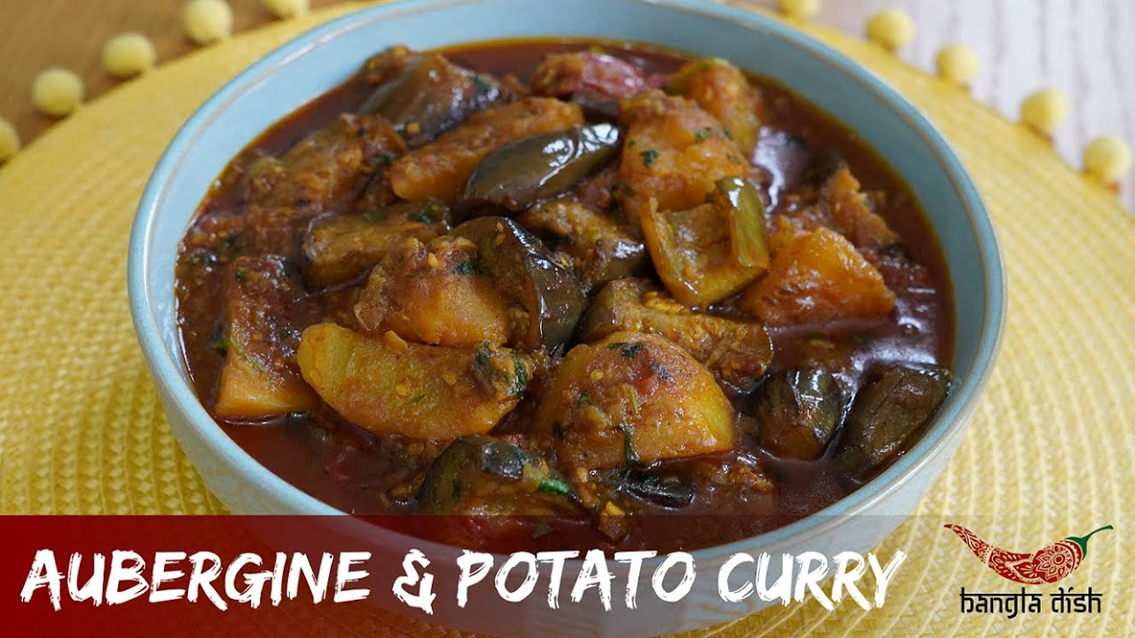 AMAZING AUBERGINE AND POTATO CURRY | QUICK AND EASY VEGAN CURRY RECIPE | SIMPLE VEGETARIAN RECIPES