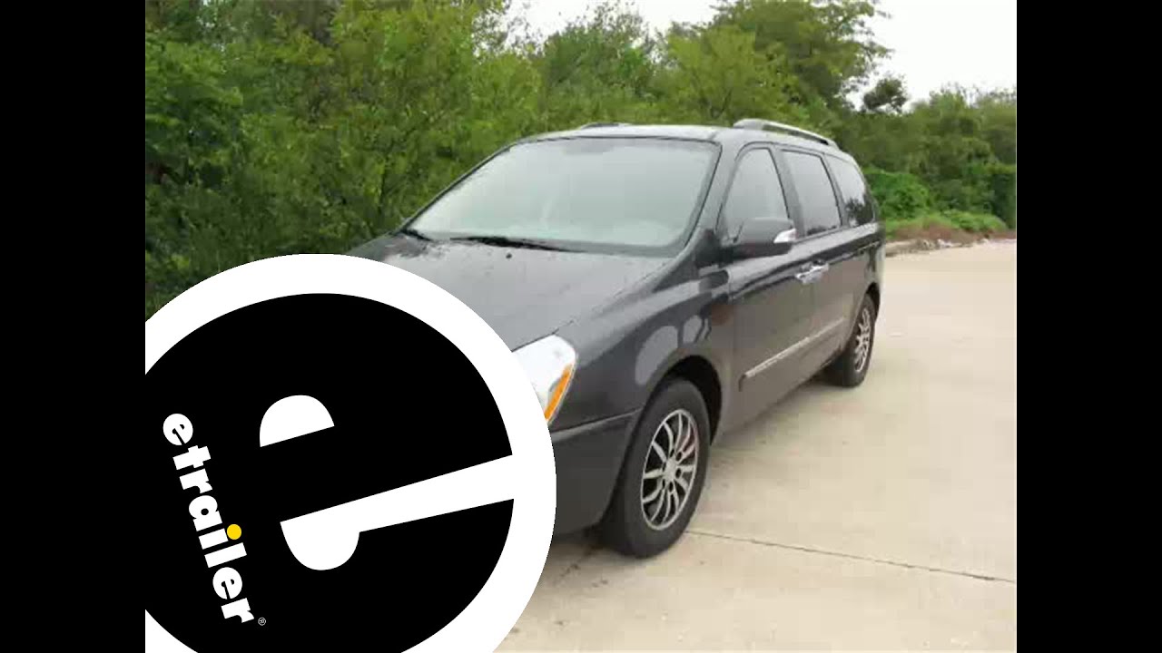 Setting up the T-One Vehicle Wiring Harness with 4-Pole Flat Trailer Connector on a 2012 Kia Sedona