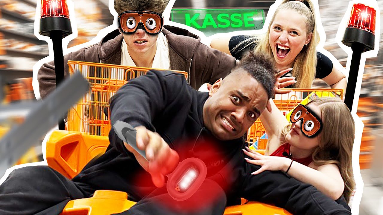 BLIND SHOPPING im GANZEN OBI | @LiDiRo&@Lukas712⚡ @HellaGabbert&@RickAzas | MACH MAL mit OBI