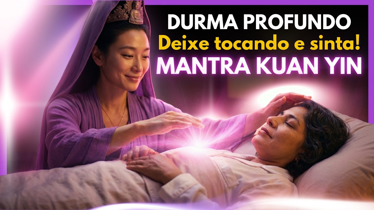 Você Vai Dormir Como Não Dorme Há Meses 😴 | Mantra de Cura de Kuan Yin (Paz Absoluta) 🕊️✨