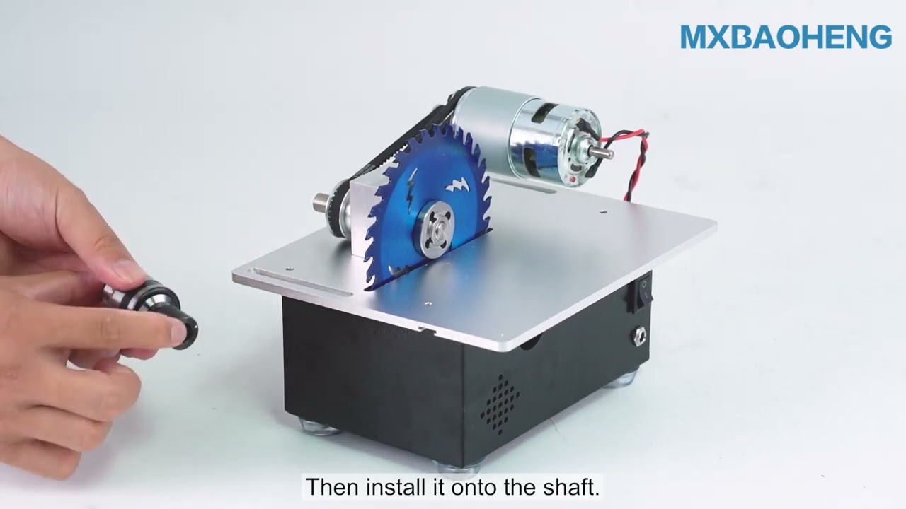 MXBAOHENG Mini Table saw - How to install the W3 table saw?