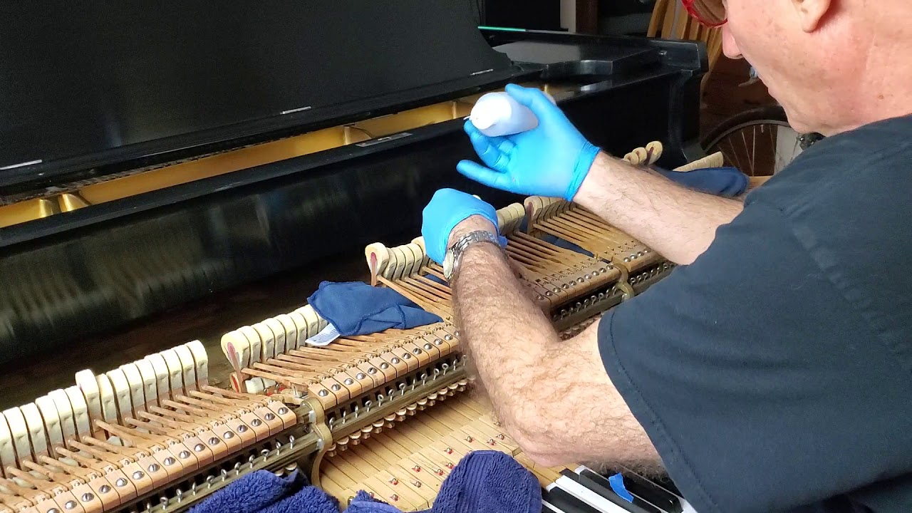 #286 Restoring An Old Steinway Piano- Softening Hammer Felts