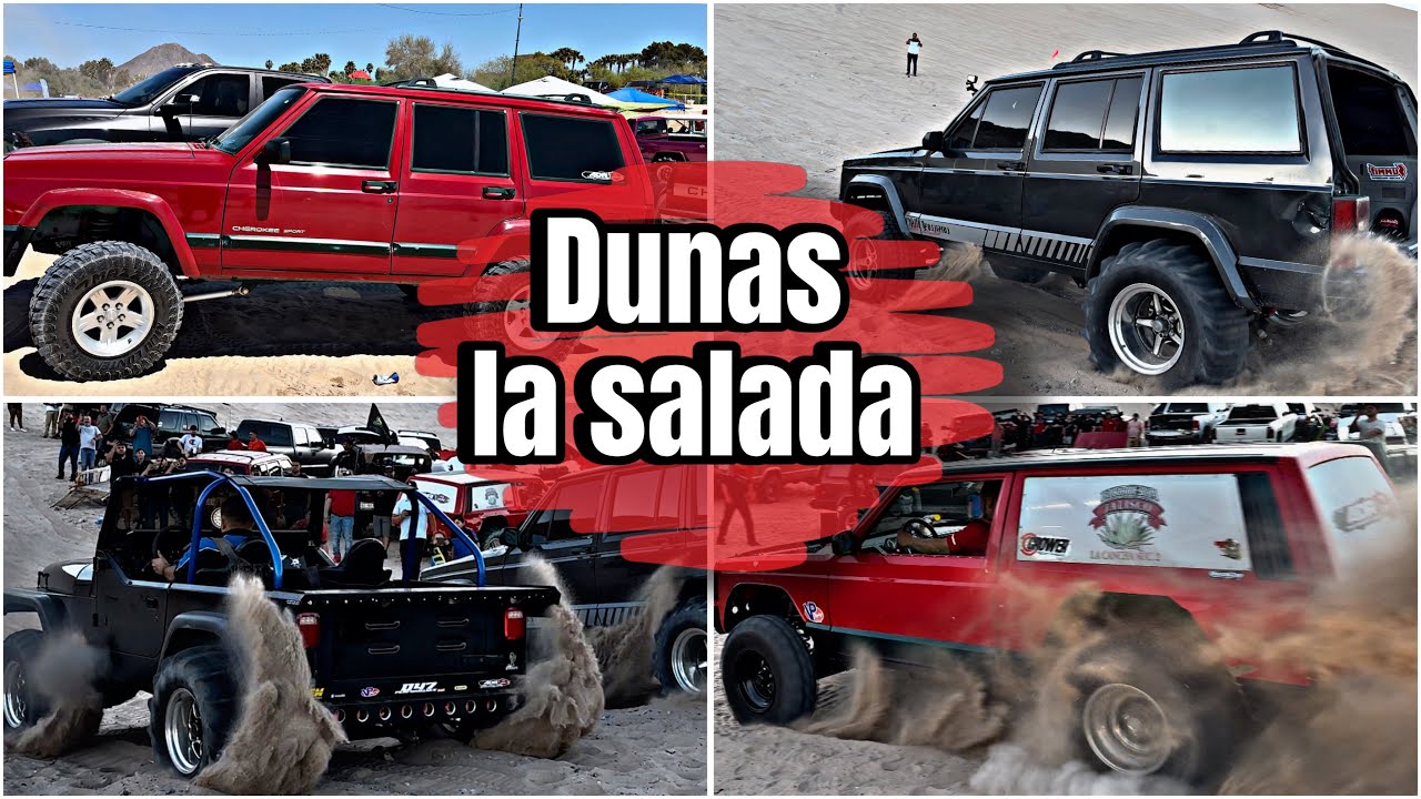 TIROS ENTRE AMIGOS/DUNAS LA SALADA MEXICALI/CHEROKEES NITRO🤟🏻🏁🚗💨🏜️