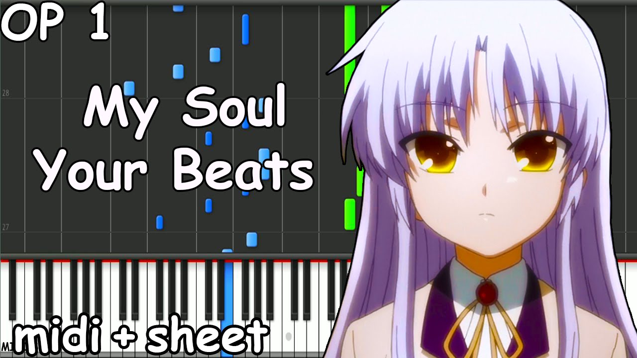 Angel Beats - My Soul, Your Beats Piano midi