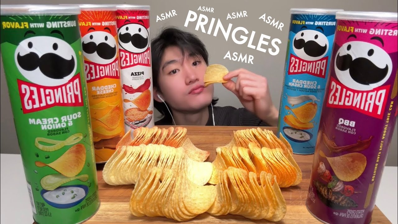 ASMR Pringles (Mukbang Eating Sounds)