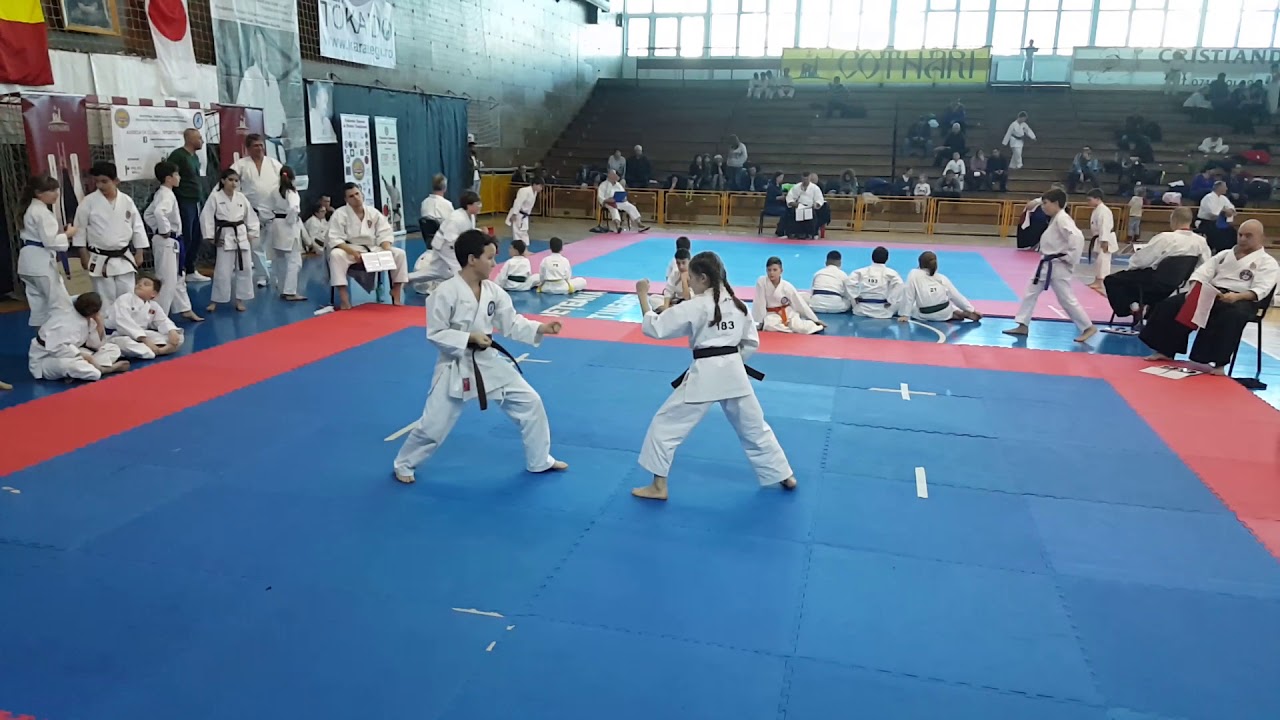 Proba EN-BU - Campionatul Național de Karate Tradițional pentru copii - Iaşi - 23 25 Martie 2018