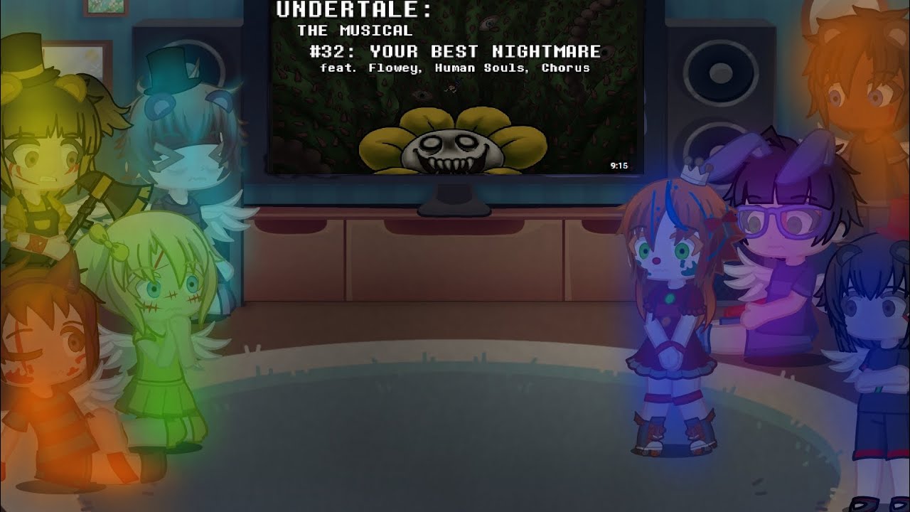 Fnaf (missing children) reacts to undertale (Your Best Nightmare)