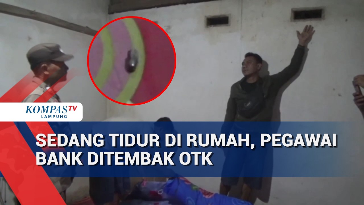 Sedang Tidur di Rumah, Pegawai Bank Ditembak OTK