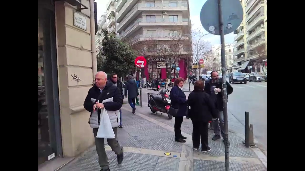 THESSALONIKI CENTER PAVLOU MELA MITROPOLEOS WALKING TOUR 05 MAR 2026