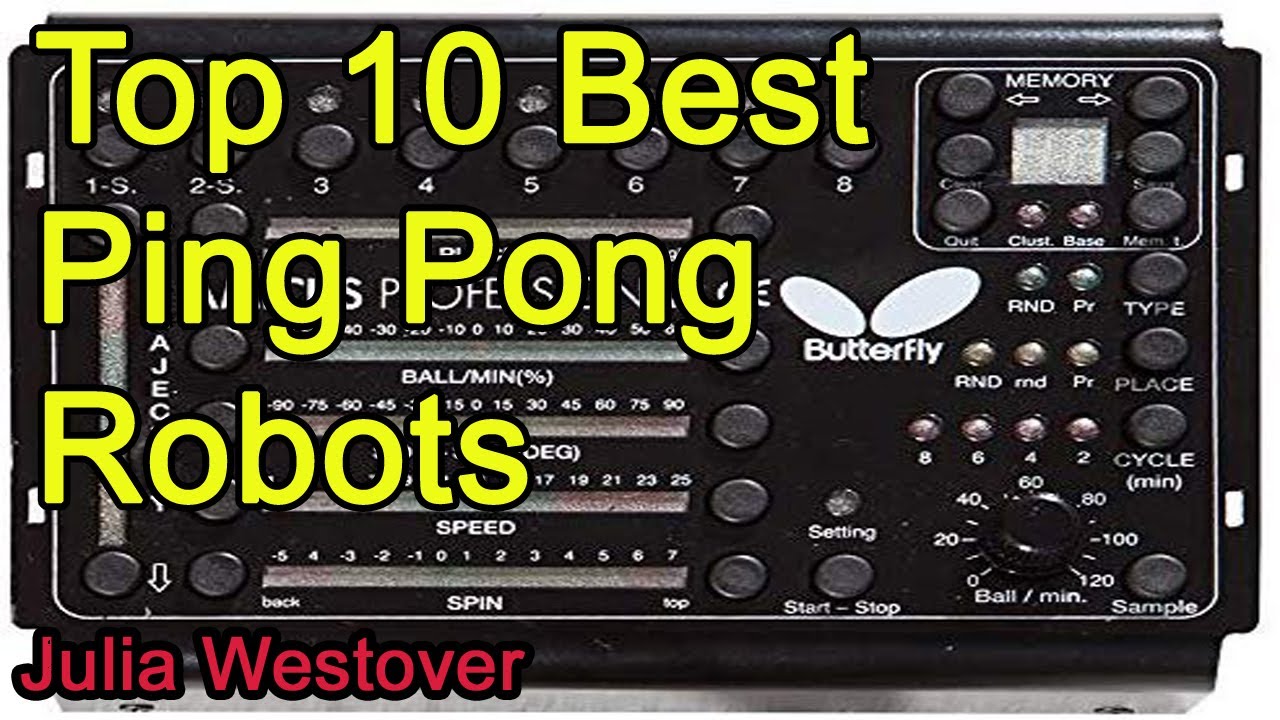 Top 10 Best Ping Pong Robots 2021
