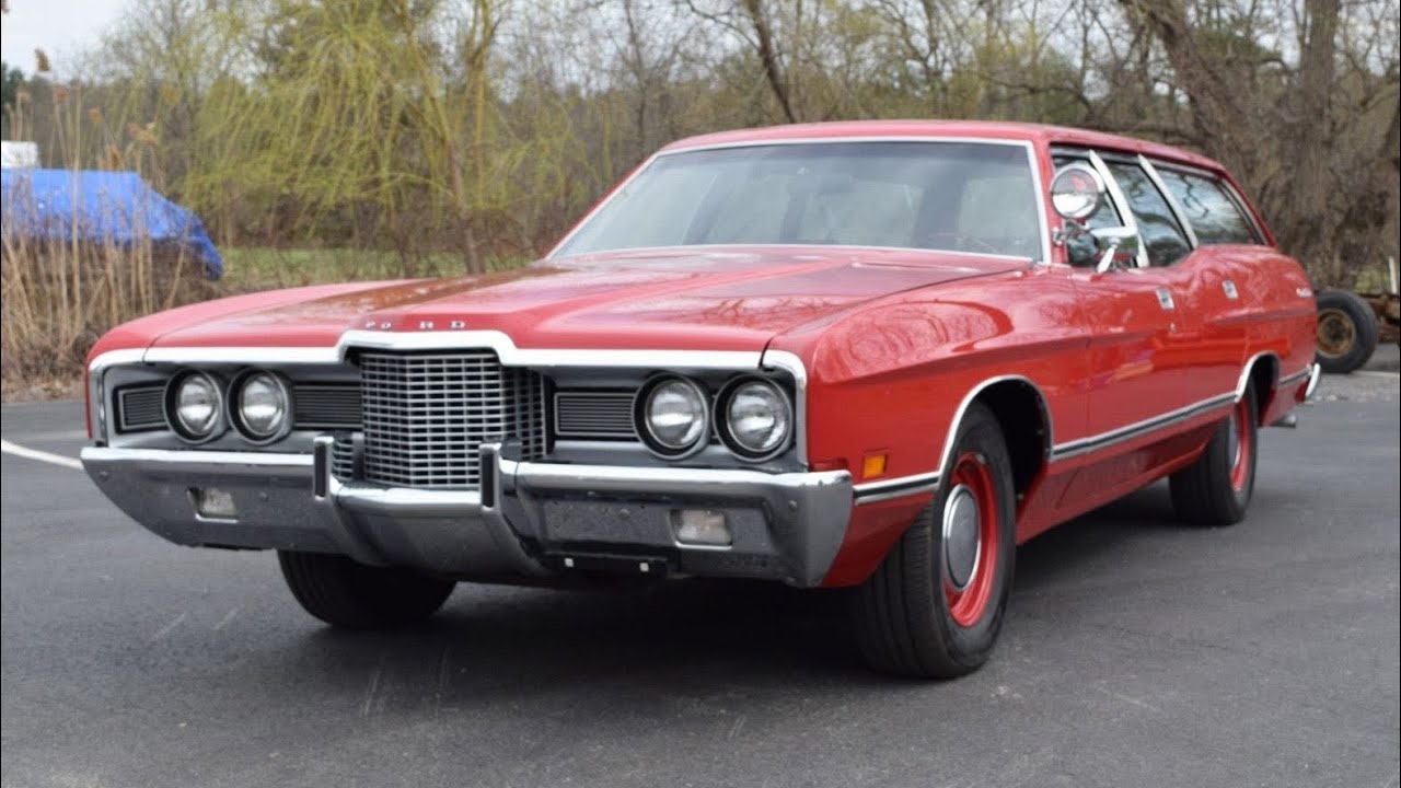 FASTEST WAGONS: 1971 Ford Galaxie 500 Country Sedan 429 Police Interceptor Wagon