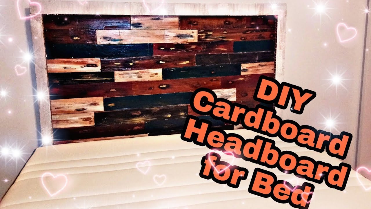 How to make Bed Headboard from Cardboard | Cardboard Pallet how to make :