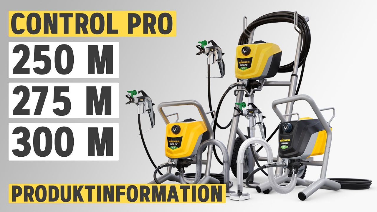 Control Pro 250 M, 275 M & 350 M - Inbetriebnahme, Reinigung, Zubeh&ouml;r, Zubeh&ouml;r | WAGNER
