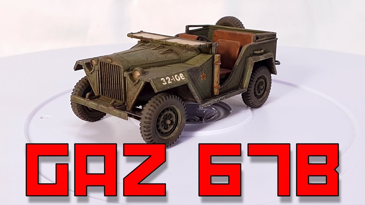 Painting Tamiya GAZ 67B Russian Field Car [1:48]