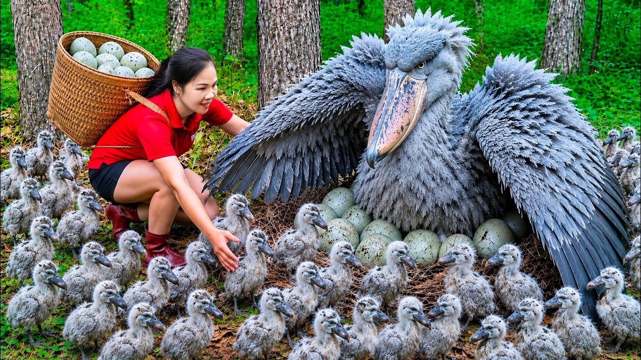 Harvest 1000+ Giant Forest Bird & Go to Market Sell | 150 Days from Egg to Survivor | off grid